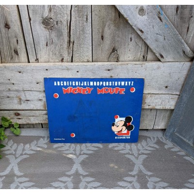 Tableau bleu ardoise pour craie Mickey Mouse 